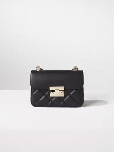 CHARLES & KElTH CK2-80701360กระเป๋าสะพายไหล่ข้างหนึ่งของ Summer Chain Strip กระเป๋าสี่เหลี่ยมขนาดเล็ก