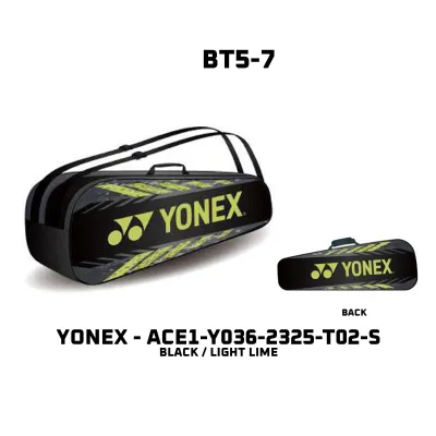 New ! Tas Raket Badminton Yonex BT5 ACE 2325 Q014 T02 Print 2