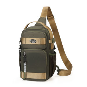 Men Chest Bag Camouflage Oxford Waterproof Cell Phone Outdoor Sports Travel Waist Bag Leisure Men Crossbody Bag Backpack