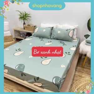 Ga chun trải giường cotton poly 1m2x2m mẫu cá voi