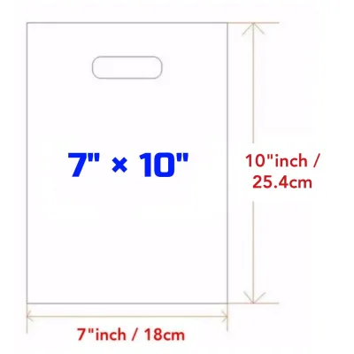 TRANSPARENT BAG WITH HANDLE /CLEAR SHOPPING BAG / PP TRANSPARENT DIE CUT BAG / TQ BAG