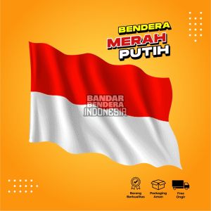 Bendera indonesia merah putih ukuran 120x80 kodian (20pcs)