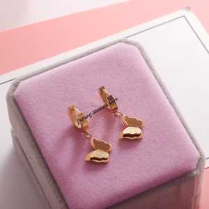 ANTING TITANIUM KUPU KUPU JEPIT ANTI LUNTUR & ANTI KARAT