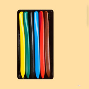 12/24/36 Colors Plastic Crayons Non-Toxic Not Dirty Hand Coloring Set Drawing Art Stationery