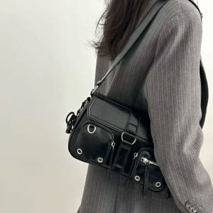 Women Shoulder Bag Fashion Multiple pockets Locomotive style Bag