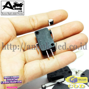 Saklar Lampu Tembak/Saklar Dim Lampu Tembak | Saklar 3 PIN Gagang Roda | Micro Switch Roda