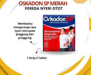 OSKADON strip isi 4 Sakit Kepala Nyeri Otot Sakit Gigi