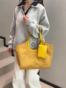 Multi Color Nylon Crossbody Tote Bag Detachable Matching Print Strap Bonus Coin Purse Large Storage Soft Slouchy Women Daily Handbag
