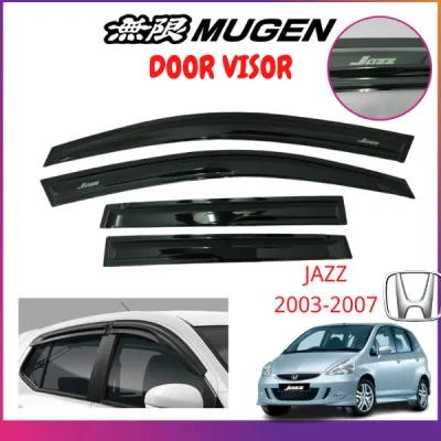 HONDA JAZZ 2003-2007 High Quality Mugen Door Visor Air Press Window Wind Deflector (4PCS/SET)