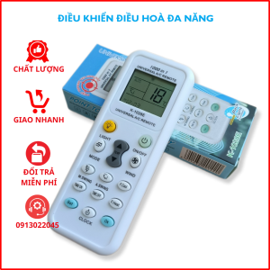 Remote máy lạnh đa năng K-1028E (Cho các loại máy lạnh điều hòa trên thị trường).