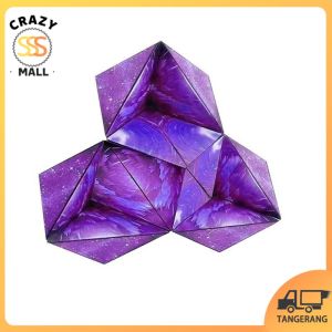 Magic Cube Magnetik Mainan Puzzle 3D Interaktif Kubus Rubik yang Bisa Diubah-Ubah Changeable