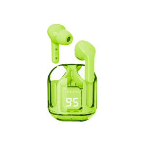 Ultrabass stereo Wireless 5.3 Bluetooth Headset Transparent LED Power Digital Display Stereo Sound Earphones TSG