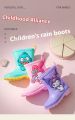 COD boots kids rain Rain boots in stock Girls' waterproof thickened rain boots Cartoon rain boots Lovely rain boots. 