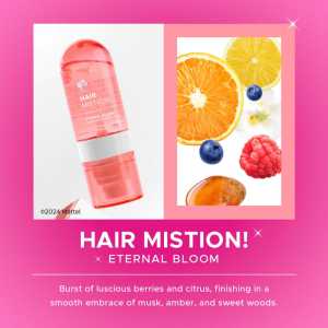 Wonderlux Hair Mistion! Series | Rambut Harum Wangi Lebih Lama Enchanted Floral | Eternal Bloom 50ml