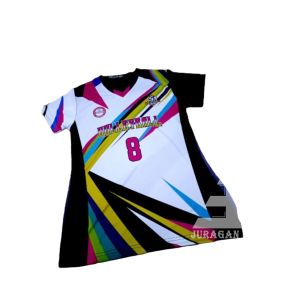 Atasan jersey bola voli wanita 7863 Fullprinting sublimation size M L XL XXL