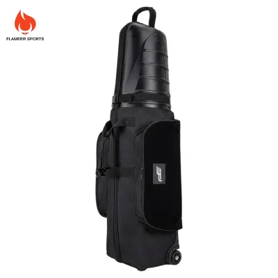 Flameer Golf Travel Case Reinforced ABS Hard Shell Rolling Golf Bag with Wheels for Travel and Storage