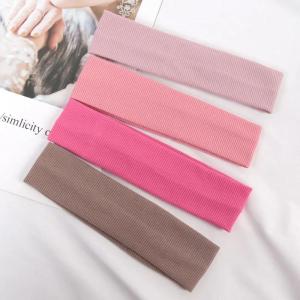 SHUNAICHI 4Pcs Simple Sports Headbands for Women Cute Wash Face Make-up  Fitness Running Yoga Elastic Hairbands Stretch Hair Accessories