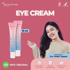 Beauty of Angel Eye Cream Premium - Ceramide & Asam Amin untuk Elastisitas Kulit & Melindungi Mata 15ml Duo Pack
