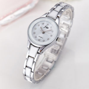 Womens Watch Korean Style Watch   Womens Fashion Imitation Ceramic Student Life ins Wind Steel Band Quartz Womens Watch