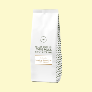 Indonesia Sumantra Mandheling Semi Washed (coffee beans for espresso brewing)