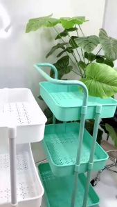 Kệ đẩy 2 3 4 tầng Kệ đựng đồ rau củ quả nhà bếp đa năng Phukienprocare