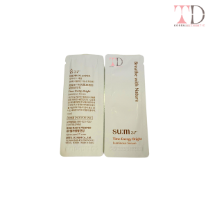 NEW Sum37 Gói tinh chất dưỡng trắng mờ thâm sạm nám SU:M37 Time Energy Bright Luminous Serum 1ml