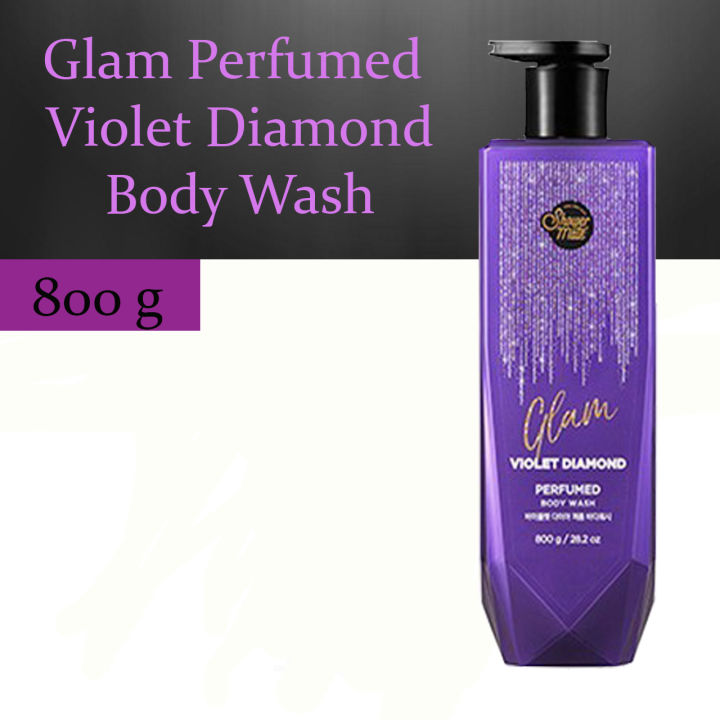 Aekyung Shower Mate Glam Perfumed Body Wash (Violet Diamond) 800g
