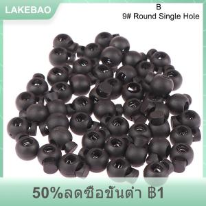 【LAKEBAO】 50pcs เชือกสายล็อคคลิปรอบกระเป๋า lanyard stopper Home CORD locks