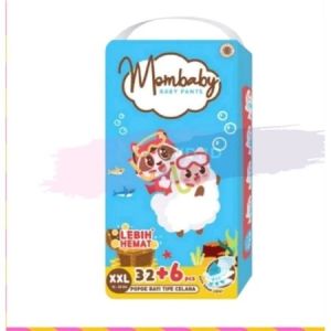 [COD] Mombaby Pants S54+6 M50+6 L42+6 XL36+6 XXL32+6 / Mombaby Pants | Popok Bayi