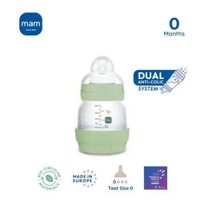 MAM Easy Start Anti-Colic Baby Feeding Bottle 130ml/160ml/260ml/320ml Easy Active 270ml/330ml Colour Of Nature Botol Susu Bayi