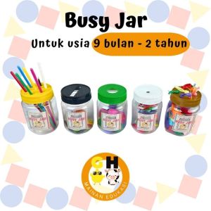 Mainan Edukasi Busy Jar Montessori EKONOMIS Bizzi Jar Motorik Sensori Play by GHEduPlay