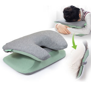 Nap Pillow 2in1 Desk Face Down Nap/Back Pillow - Soft Memory Foam Pillow/Lumbar Support for Home Office School Library 2538cm) *12*
