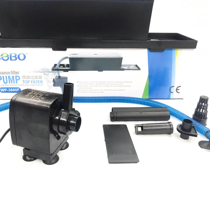 SOBO WP3880F Top Filter เครื่องกรองน้ำบนตู้ปลา สำหรับตู้ขนาด 3648นิ้ว