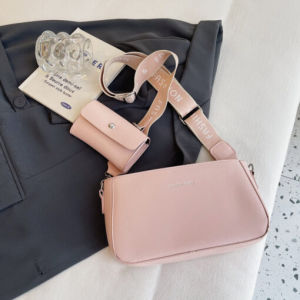 IBB65 Tas 2 in 1 Tas Selempang Wanita Import Fashion Tas bahu Wanita Tas Slingbag