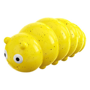 Dog Chew Toys with Fun Sound-making Increase IQ Release Anxiety Clean Teeth Interactive Game Training Caterpillar Shape Pet Toys