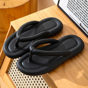 New comfortable thick soled Internet celebrity womens herringbone slippers sandals in summer 2024