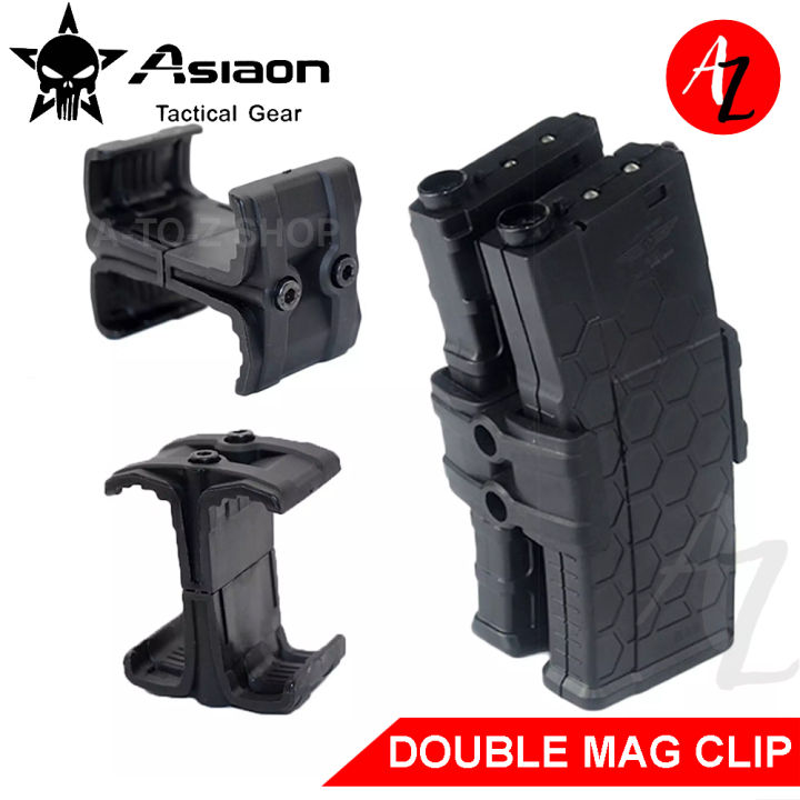 ASIAON Universal Dual Parallel Mag Clip Parallel Connector For AEG GBB ...