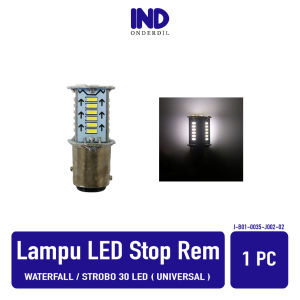 Lampu LED Stop Rem-Stoplamp-lamp Brake Belakang BAY15D Bayonet 30 Mata Running Waterfall-Air Terjun-Strobo-Kedap Kedip  DC 12 Volt