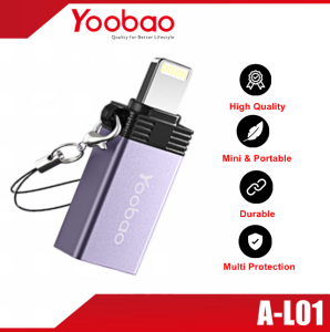 YOOBAO A-L01 USB-A Female to Lightning Male OTG Adapter High Quality with Lanyard For Apple Devices