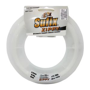 SUFIX ZIPPY SUPPLE SHOCK LEADER FISHING LINE (100M)