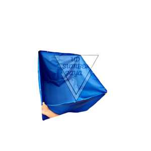 terpolin kolam kotak bahan semi karet ukuran 100x100x50