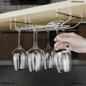 [COD] Millennium Stainless Steel Wine Rack Holder Hanging Bar Goblet Hanger Shelf