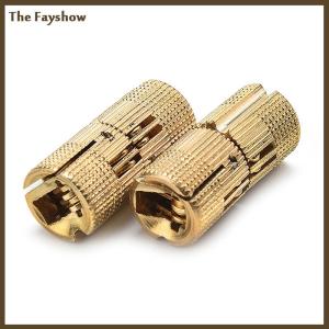 [The Fayshow] Copper Brass Furniture Hinges 8-24mm Cylindrical Hidden Cabinet Concealed Invisible Door Hinges For Hardware Gift Box