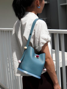 [Tow Tow] Basket 3.0 Top Grain Calf leather with 3D Printed hardware Interchangeble between Handle and Shoulder Strap