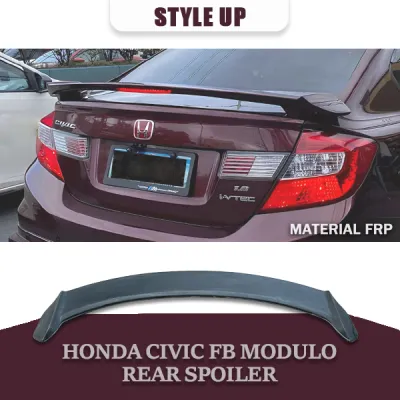 HONDA CIVIC FB MODULO REAR SPOILER MATERIAL FRP WITHOUT PAINT