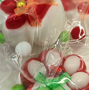 Bàn chân mèo giáng sinh cầm tay Đồ chơi bóp phụ kiện để giảm căng thẳng và lo lắng trong sinh viên và chuyên nghiệp