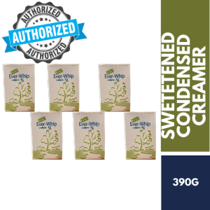 EVER-WHIP 1LX6 Bundle Pack Non-Dairy Vegetable Cream - Premium Whipping Cream for Baking and Pastry