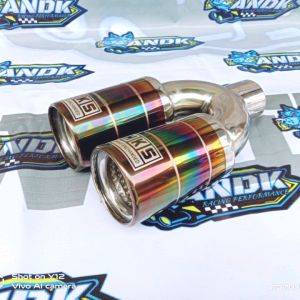 COD KNALPOT MOBIL RACING HKS DOUBLE RAINBOW UNIVERSAL MOBIL
