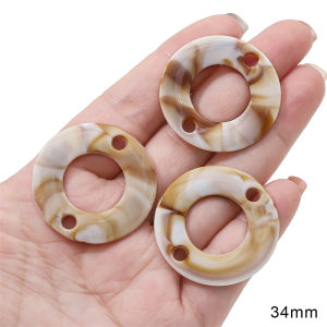 10pcs Mixed Acrylic Simulated Marine Life Series Pendant For DIY Bracelet Necklace Jewelry Making