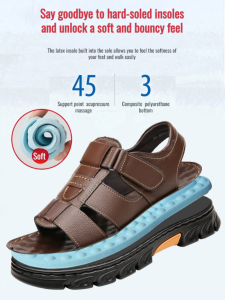 Summer Shoes Anti-odor and Anti-bacteria Thickening Flip-flops Stain Resistant Soft and Breathable